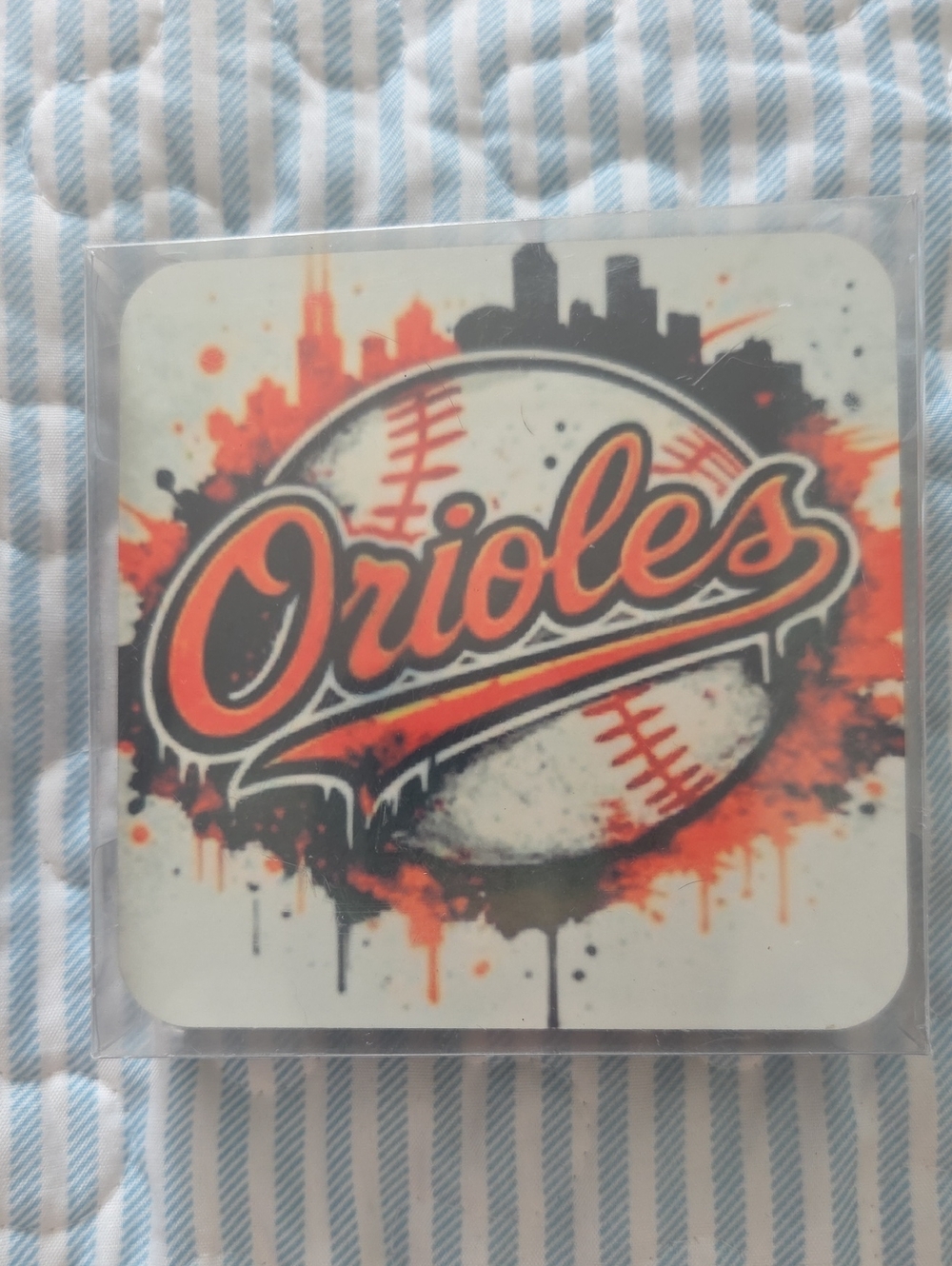 Set Of 4 MLB Orioles Coasters